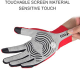 WASAGA Cycling Gloves Men Mountain Bike 5MM Gel Pad Shock-Absorbing Anti- Slip Breathable MTB DH Road Bicycle Gloves
