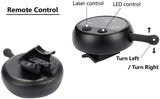 Bicycle Turn Signals Waterproof Remote Control Wireless Tail Light
