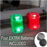 Bright Eyes Green & Red Portable Marine LED Boating Lights