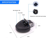 4 Pcs Black Electronic LED Light Fishing Bite Sound Alarm Alert Bell