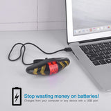 Bike Tail Light with Turn Signals, USB Rechargeable Ultra Bright LED