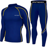 Men's Running Quick Dry Fitness Tracksuit Gym Yoga Suits