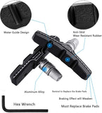 4PCS Premium Bike Brake Pads Professional Mountain and Road Bicycle V-Brake Pads Bike Brake blocks Kit