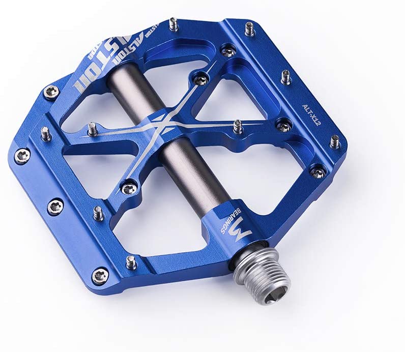 alston pedals Alston 3 Bearings Mountain Bike Pedals Platform Bicycle Flat Alloy Pe – cyclingsell