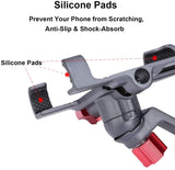 Bike Phone Holder, Aluminum Alloy Bicycle & Motorcycle Phone Holder