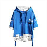 Men's Hoodies Hip Hop Patchwork Sweater