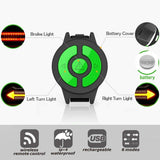 Bike Tail Light, USB Rechargeable Bicycle Turn Signal