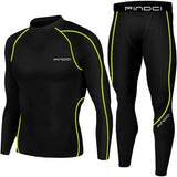 Men's Running Quick Dry Fitness Tracksuit Gym Yoga Suits