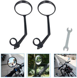 A Pair of Rearview Bicycle Mirrors, Bike Mirrors Support 360°Rotation