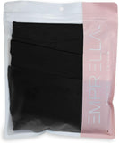3-Pack Black Bike Shorts | Cotton Spandex Stretch Boyshorts
