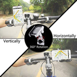 Phone Mount, Adjustable Anti Shake Metal Bike Phone Holder