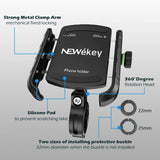 Bike Motorcycle Phone Mount, Universal 360°Rotation Adjustable Bicycle Phone Holder