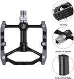 MTB Bike Pedals, 3 Sealed Bearing Cycling Non-Slip Bicycle Pedals, Ultralight Aluminum Alloy 9/16 Road BMX Pedals Flat Platform Pedal