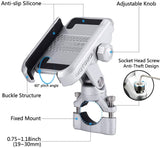 Phone Mount, Adjustable Anti Shake Metal Bike Phone Holder