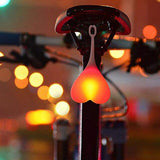 Cycling Balls Tail heart-shaped Creative Silicone Light