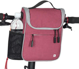 Bike Handlebar Bag Bicycle Basket Front Tube Bag with Shoulder Strap