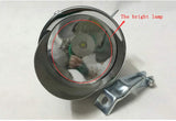 Metal Chrome Silver Shell Bright Classical Cool Bicycle Headlight