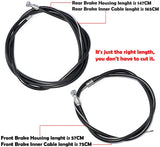 Bike Front Rear Brake Levers Brakes Cables VBrake Caliper Kit Bicycle Bike VBrake Set