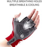 WASAGA Cycling Gloves Men Mountain Bike 5MM Gel Pad Shock-Absorbing Anti- Slip Breathable MTB DH Road Bicycle Gloves