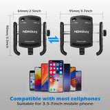 Bike Motorcycle Phone Mount, Universal 360°Rotation Adjustable Bicycle Phone Holder