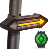 Bike Tail Light, USB Rechargeable Bicycle Turn Signal