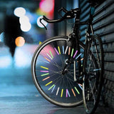 Bike Spoke Reflector 7 Sets/84Pcs Bicycle Wheel Spoke Reflector