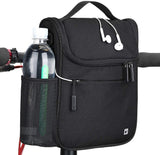 Bike Handlebar Bag Bicycle Basket Front Tube Bag with Shoulder Strap