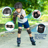 Knee and Elbow Pads with Wrist Guards Protective Gear Set