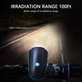 Bike Light with Horn Set 2in1,Rechargeable Bicycle Bell Lights Waterproof