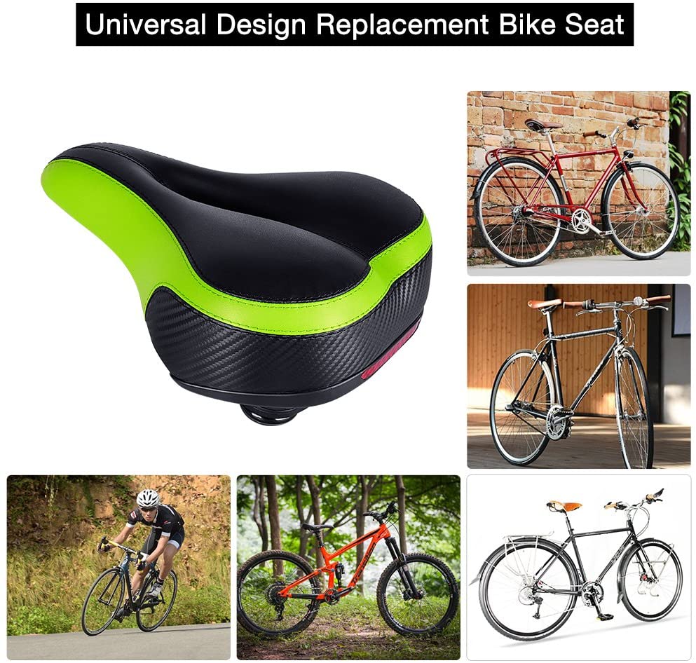 Wide gel hotsell seat for bike