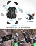 Bike Phone Mount - Bicycle Phone Holder 360° Rotation