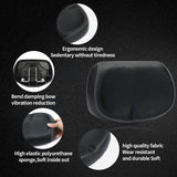 Bike Seat, Wide Large Bicycle Saddle, Ergonomic Universal Replacement Bike Seat Comfortable Bicycle Saddle Pads Waterproof Shock