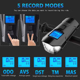 Bike Light Set with Bicycle Speedometer
