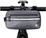 Bike Handlebar Bag Bicycle Basket Front Tube Bag with Shoulder Strap