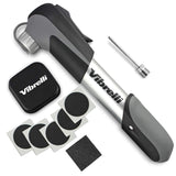 Mini Bike Pump Glueless Puncture Repair Kit - Fits Presta and Schrader