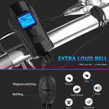 Bike Light Set with Bicycle Speedometer