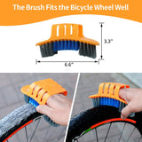 8 Pieces Precision Bicycle Cleaning Brush Tool