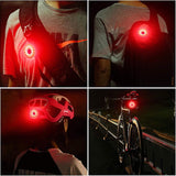 Bike Rear Light, Smart Brake Bike Tail Light USB Rechargeable