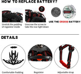 Ultralight Bike Helmets CPSC&CE Certified with Rear Light