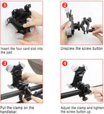 Phone Mount Universal Adjustable Bicycle Motorcycle Phone Holder