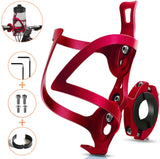 Bike Cup Holder, Bicycle 2-in-1 Bottle Bracket, Aluminum Alloy Water Bottle Cages