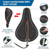 Memory Foam Bike Seat Cover, Extra Soft Bike Seat Cushion