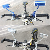 Bike Handlebar Mirror Handlebar Mount, Rear-View Bicycle Mirrors
