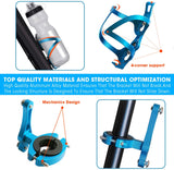 Bike Cup Holder, Bicycle 2-in-1 Bottle Bracket, Aluminum Alloy Water Bottle Cages