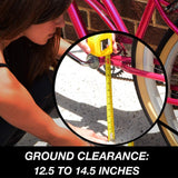 Rear Mount Bike Kickstand Quick Adjust Height Bicycle Side Stand