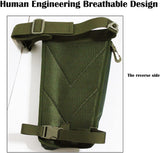 Fly Fishing Rod Bag With Fishing Tackle Storage Box Cover Case Multi-function Nylon Fishing Waist Pack Leg Bag Camouflage Camo