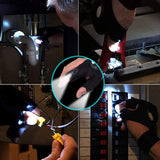 Cool Fingerless LED Flashlight Gloves