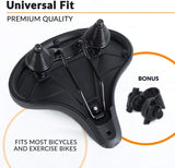 Bike Seat for Seniors – Extra Wide and Padded Bicycle Saddle