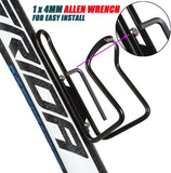 Basic MTB Bike Bicycle Alloy Aluminum Lightweight Water Bottle Holder Cages