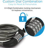 Sport Bike Lock Cable, Bicycle Master Cable Lock